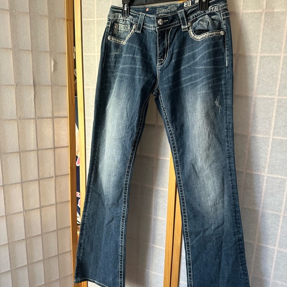 Miss me relaxed fit bootcut jeans - Picture 1 of 5